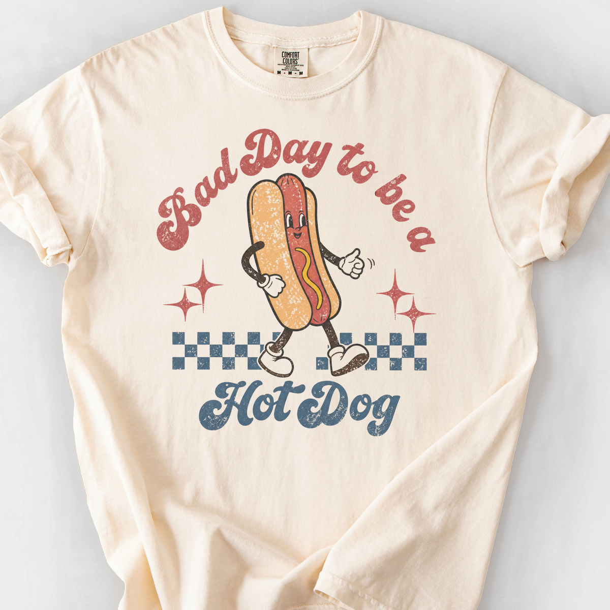 Bad Day to Be a Hot Dog T-Shirt — Ivory