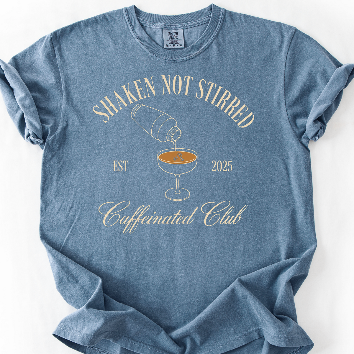 Caffeinated Club T-Shirt — Blue Jean