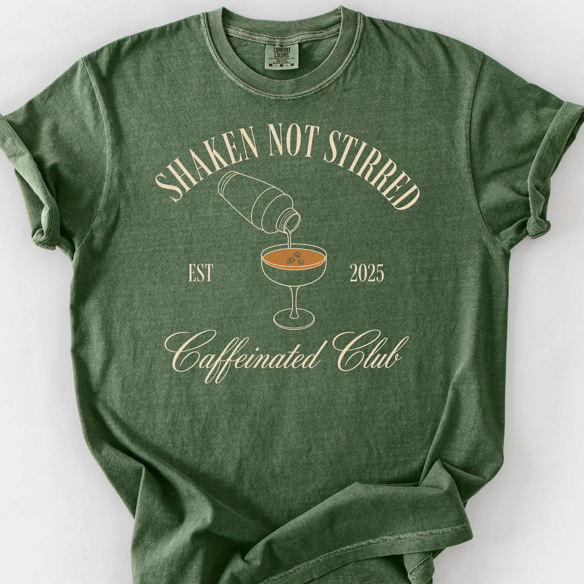 Caffeinated Club T-Shirt — Moss