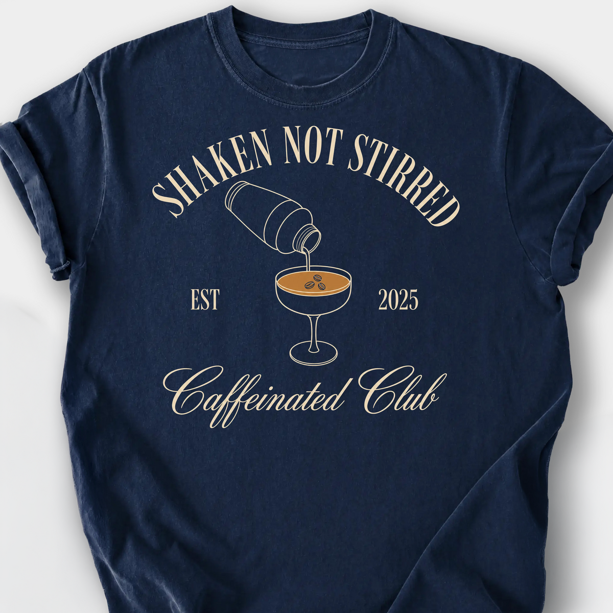 Caffeinated Club T-Shirt — Navy