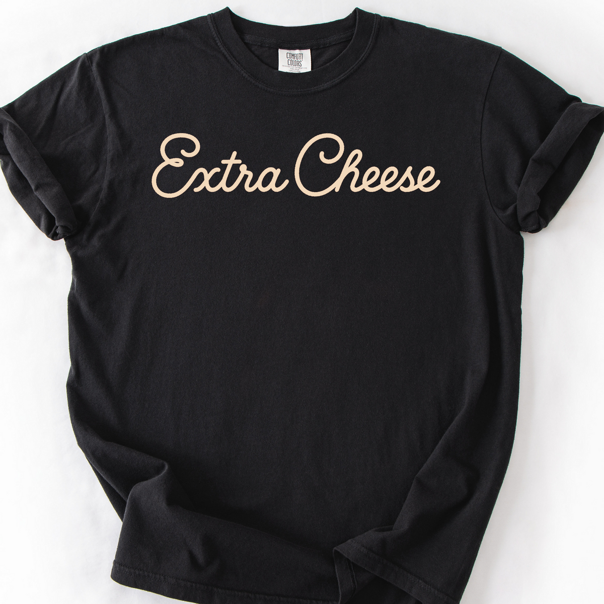 Extra Cheese T-Shirt — Black