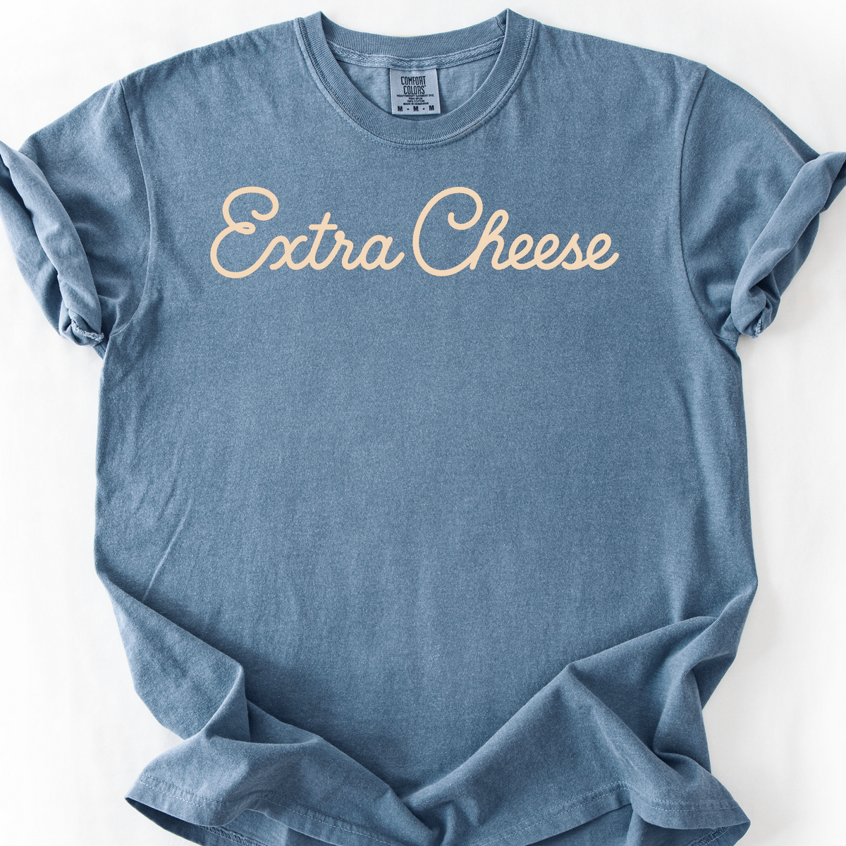 Extra Cheese T-Shirt — Blue Jean