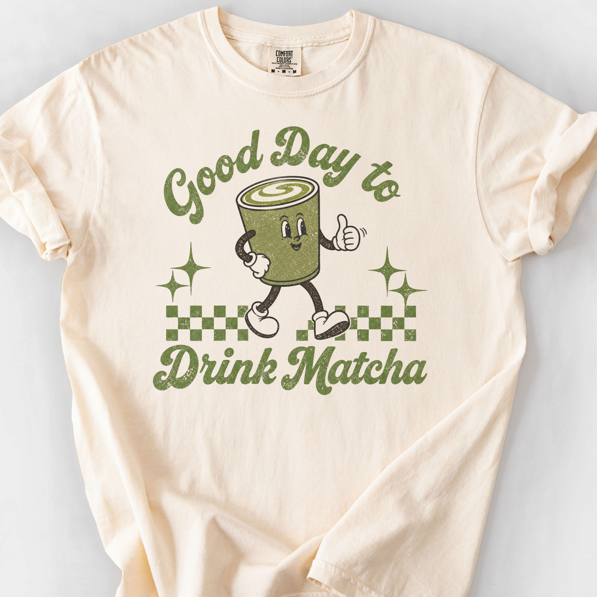 Good Day to Drink Matcha T-Shirt — Ivory
