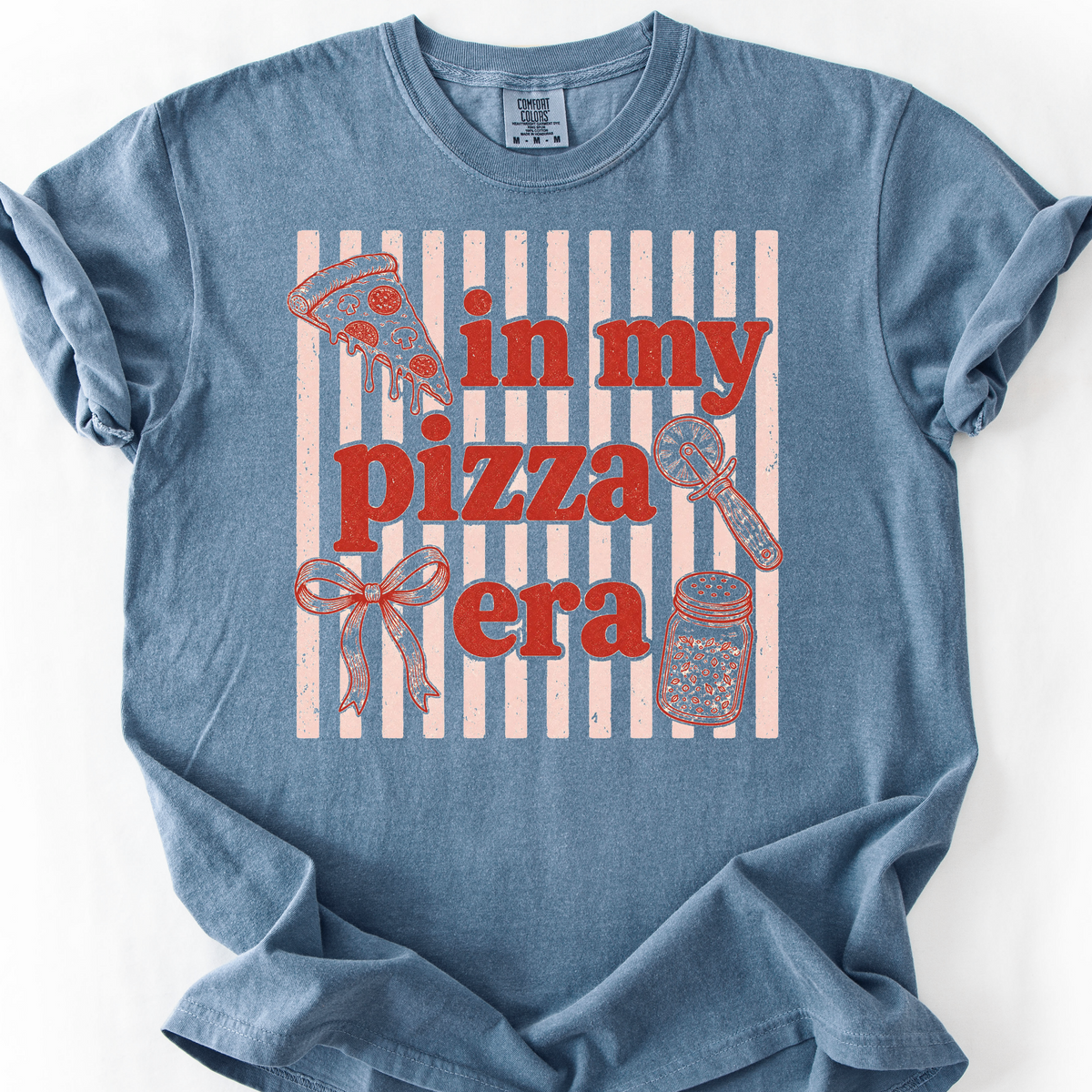 In My Pizza Era T-Shirt — Blue Jean