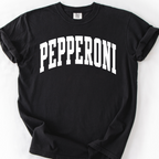 Pepperoni T-Shirt — Black